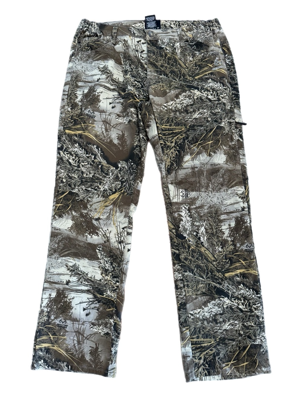 Realtree Max-1 XT Camo Pants Size M(32-34) Camouflage Cotton Hunting Cargo